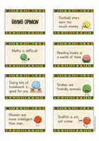 Vorschau - Fördermaterial/Inklusion - Giving opinion: 39 Speaking Cards // Gesprächskarten (Englisch) - Seite 3