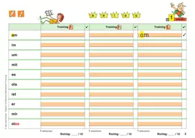 Vorschau - Arbeitsblätter - Täglich 10 Minuten Merkwörter-Training - Seite 3
