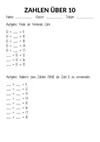 Vorschau - Arbeitsblätter - Zehnerüberschreitung 1. Klasse Mathematik Merkblätter & Übungsblätter - Seite 3