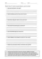 Vorschau - Arbeitsblätter - AB mit Fragen zum Thema "Lehrerinnen und Lehrer" + Lösungsblatt - Deckblatt