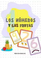 Vista previa - Tarjetas / Manipulativos - ¿RELLENAMOS? NÚMEROS 0-9 (FRUTAS) - Portada