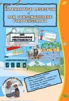Vorschau - Stundenentwürfe - Interaktive Lesespur Der verschwundene Piratenschatz - Deckblatt