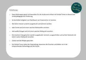 Vorschau - Fördermaterial/Inklusion - Klettmappe: Eis bestellen - Seite 2