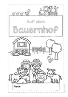 Vorschau - Arbeitsblätter - Deutsch/ DaZ / SU - Auf dem Bauernhof - Arbeitsblätter, Sprachförderung, Lerntheke - Seite 1