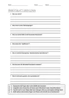 Vorschau - Arbeitsblätter - AB mit Fragen zum Thema "Lenin" + Lösungsblatt + Infografik - Deckblatt