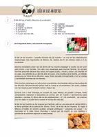 Vorschau - Arbeitsblätter - Día de los muertos - Arbeitsblätter - Seite 1