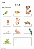 Vorschau - Spiele - Materialpaket: Pets - Wort- und Bildkarten, Spiele, Arbeitsblätter - Seite 2