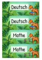 Vorschau - Mal- und Bastelvorlagen - Tigerklasse - Tagestransparenz (Stundenplan) - Seite 2