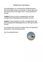 Vorschau - Arbeitsblätter - Wörtliche Rede: Sommerliche Wiederholung - Seite 1