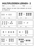 Vorschau - Arbeitsblätter - Multiplikation Rechenübungen 2. Klasse bis 3. Klasse Mathematik - Seite 2