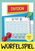 Vorschau - Arbeitsblätter - Division: Würfelspiel für die 3. / 4. Klasse der Grundschule (Mathematik) - Deckblatt