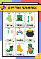 Vorschau - Bildkarten - SAN PATRICK'S DAY Flashcards in english - Deckblatt