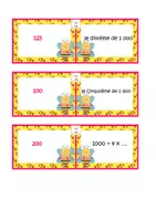 Aperçu - Apprentissages en autonomie - Mathématique SCN Dominos de 1 000 pour entrainement P3 - Page 1