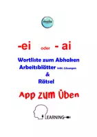 Vorschau - Arbeitsblätter - PAKET: Verwechslung 7 ( seid/seit & ei/ai ) - Seite 1