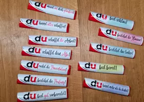 Vorschau - Mal- und Bastelvorlagen - Banderolen zum Download / Mutmacher / Prüfungsmotivation / Duplo - Seite 1