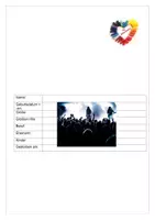 Vorschau - Arbeitsblätter - Tina Turner - eine Legende - Deckblatt