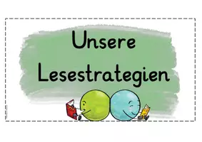 Vorschau - Poster - Lesestrategien Aushänge für Tafel bzw. Klassenraum - Deckblatt
