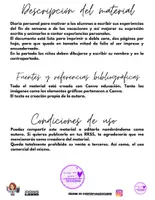 Vista previa - Hojas de trabajo - DIARIO PERSONAL. Trabajo de la expresión escrita. - página 2
