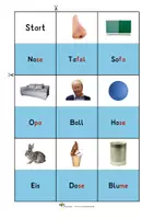 Vorschau - Spiele - Lesespiel - Einfache Wörter - Klasse 1 - DaZ - Deckblatt