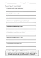 Vorschau - Arbeitsblätter - AB mit Fragen zum Thema "Lodz" + Lösungsblatt - Deckblatt