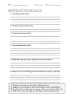 Vorschau - Arbeitsblätter - AB mit Fragen zum Thema "Loreley" + Lösungsblatt + Infografik - Deckblatt