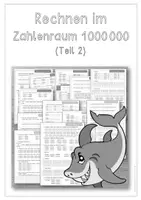 Vorschau - Anderer Materialtyp - Rechnen im ZR 1 000 000 (Teil 2) inkl. Lernzielkontrolle und Lösungen - Seite 1