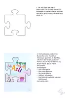 Vorschau - Mal- und Bastelvorlagen - Kunst Grundschule, Türdeko Puzzle, Puzzleteile, Klassenzimmer gestalten - Seite 2