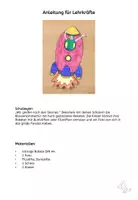 Vorschau - Mal- und Bastelvorlagen - Kunst Grundschule, Türdeko Rakete, Klassenzimmer gestalten - Seite 1