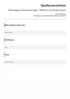 Vorschau - Arbeitsblätter - Inhaltsangabe & Charakterisierungen - "Effi Briest" von Theodor Fontane - Seite 1