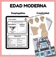 Vista previa - Hojas de trabajo - La Edad Moderna parte II - Portada