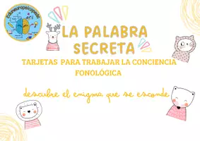 Vista previa - Tarjetas / Manipulativos - EL ENIGMA FONOLÓGICO - Portada