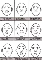 Vorschau - Arbeitsblätter - Gefühle erkennen, darstellen und zeichnen - Seite 3