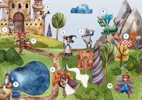 Vista previa - Hojas de trabajo - Hörspurgeschichte: Die verschwundene Prinzessin (en alemán) - página 1