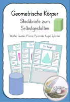 Vorschau - Poster - Geometrische Körper Steckbriefe - Deckblatt