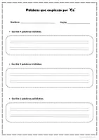 Vista previa - Unidades / Secuencias / Situaciones de Aprendizaje - Actividades palabras Ca, Co, Cu, Que, Qui - página 1