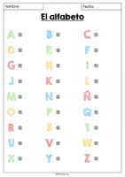 Vorschau - Arbeitsblätter - El alfabeto - Übersicht + Arbeitsblätter (Alphabet) - Seite 2