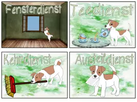 Vorschau - Präsentationen/Tafelbilder - Klassendienste Hundeklasse #Jack Russel #Klassentier - Seite 2