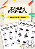 Vorschau - Arbeitsblätter - Materialpaket - Zahlen kennenlernen - Zahlenraum 1-10 - Seite 1