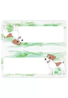Vorschau - Anderer Materialtyp - editierbare Namenskarten Hundeklasse #Jack Russel #Klassentier - Seite 1