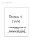Vorschau - Mal- und Bastelvorlagen - Unsere fünf Sinne: Lapbook - Seite 2