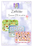 Vorschau - Arbeitsblätter - Zählbilder - Sommer - ZR 10 & ZR 20 - Deckblatt