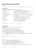 Vorschau - Arbeitsblätter - Der Eurovision Songcontest (ESC) (Infotext und Übungen) - Seite 3