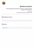 Vorschau - Lehrpläne/Lehrermaterial - ESA / MSA Englisch Sprachpraktische Prüfung - Vorlage für Notizen (Erstprüfer) - Sprechprüfung - Seite 1