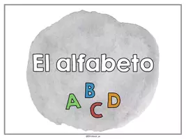 Vorschau - Poster - El alfabeto - Einführungspräsentation (Alphabet) - Seite 1