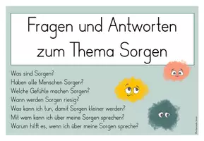 Vorschau - Fördermaterial/Inklusion - Wissenskartei zum Thema Sorgen - Seite 2