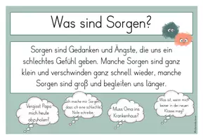 Vorschau - Fördermaterial/Inklusion - Wissenskartei zum Thema Sorgen - Seite 3