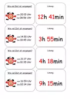 Vorschau - Spiele - Spiele zum Rechnen mit der Zeit in Klasse 5 & 6 - Deckblatt