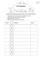 Vorschau - Arbeitsblätter - Zeit - Der Tageslauf - differenzierte Aufgaben für Klasse 5 - Deckblatt