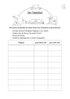 Vorschau - Arbeitsblätter - Zeit - Der Tageslauf - differenzierte Aufgaben für Klasse 5 - Seite 1