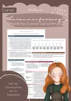 Vorschau - Merkblätter - Examen: Zusammenfassung Sachunterricht - Deckblatt